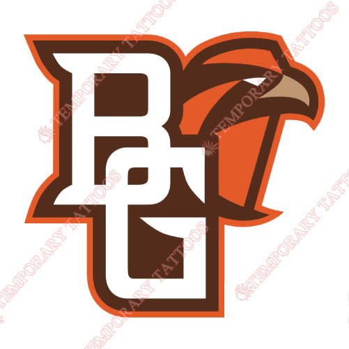 Bowling Green Falcons Customize Temporary Tattoos Stickers NO.4022